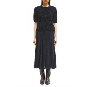 NEW MOLLI desperado textured elbow top in black